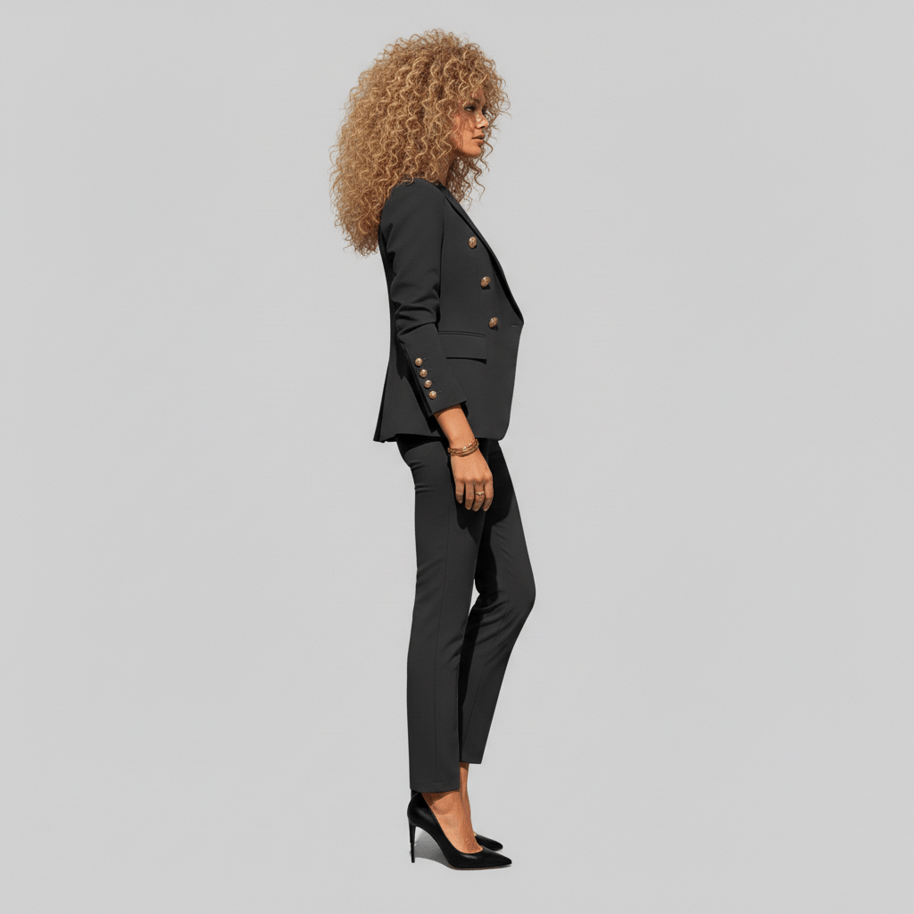 Classic 2pc Suit Blazer and Fit Pants