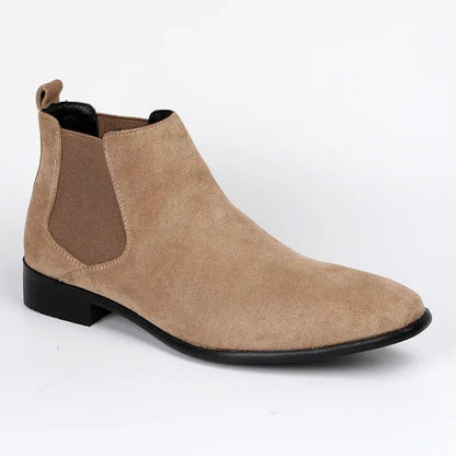 Classic Men's Faux Suede Ankle Boots