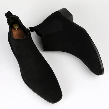 Classic Men's Faux Suede Ankle Boots