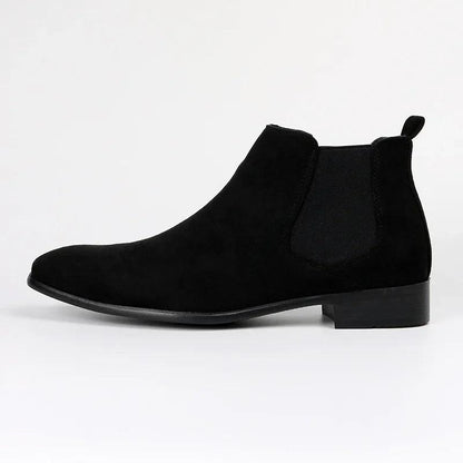 Classic Men's Faux Suede Ankle Boots
