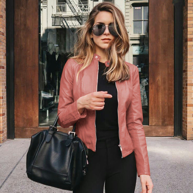 Genuine Leather Biker Jacket