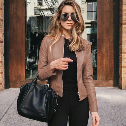 Genuine Leather Biker Jacket