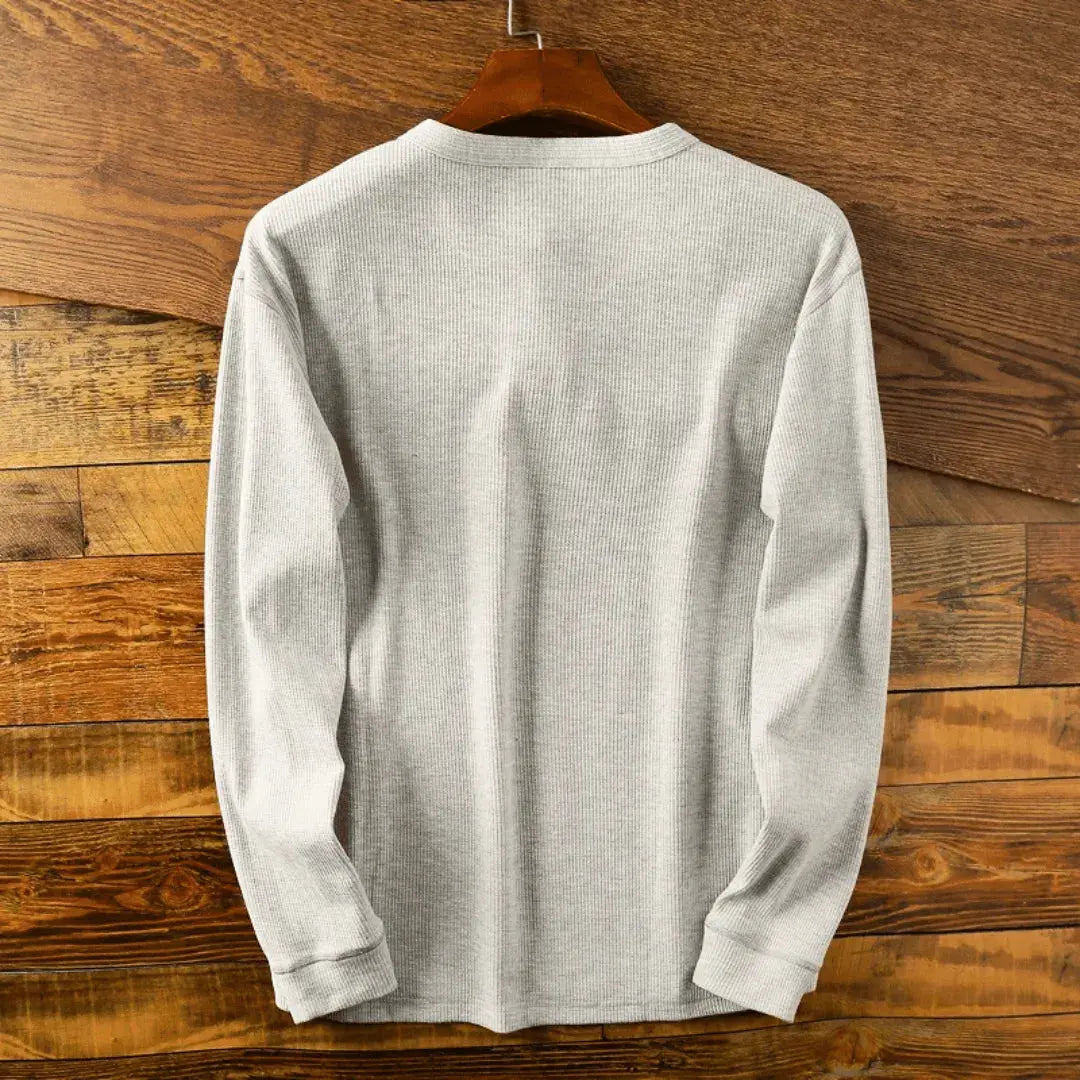 Men's Soft Cotton Henley Shirt