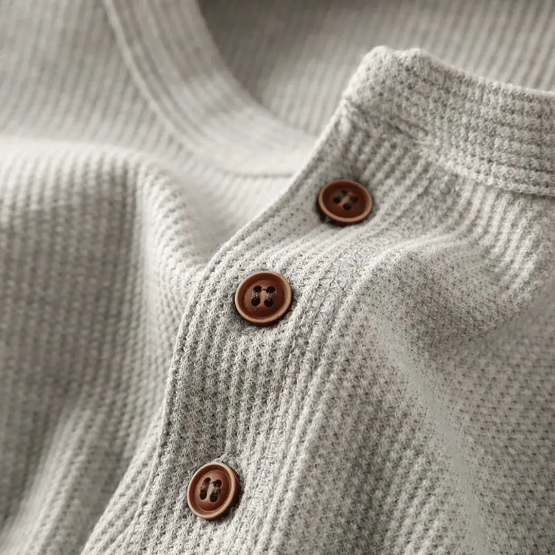 Men's Soft Cotton Henley Shirt