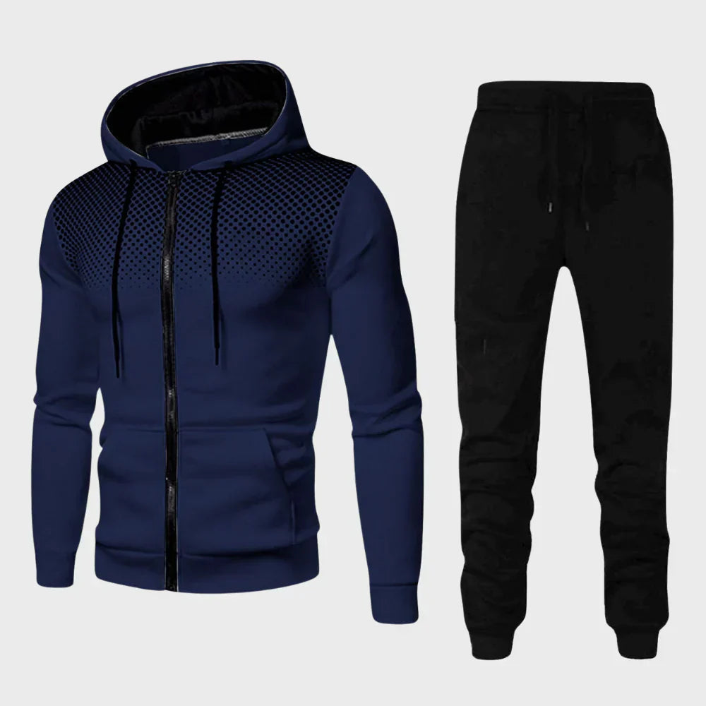 Sporty Men's Athletic Tracksuit for Fitness