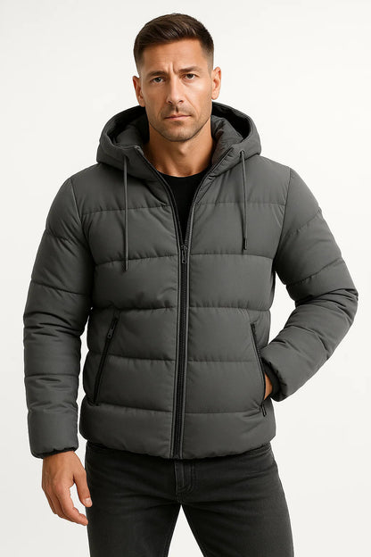 Warm Waterproof Mens Puffer Winter Jacket - OutfitLondon