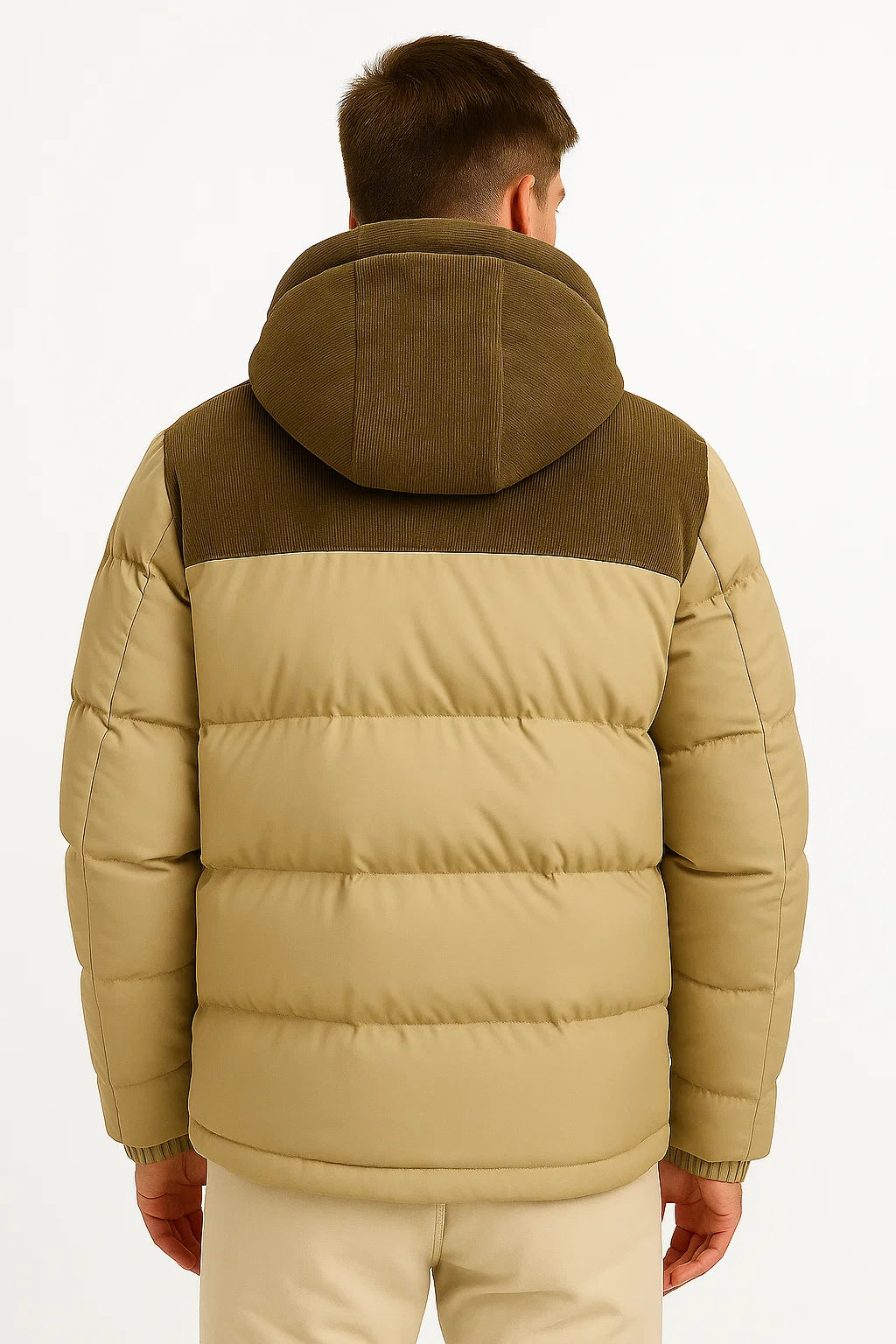 Warm Insulated Men's Puffer Parka Jacket