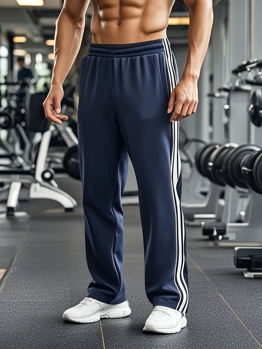 Men's Athletic Fitness Jogger Pants with Elastic Waist - OutfitLondon