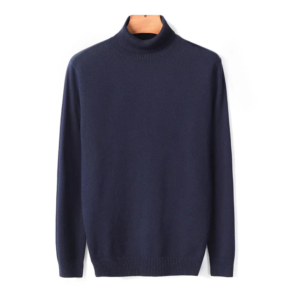 Textured Crew Neck Sweater Men