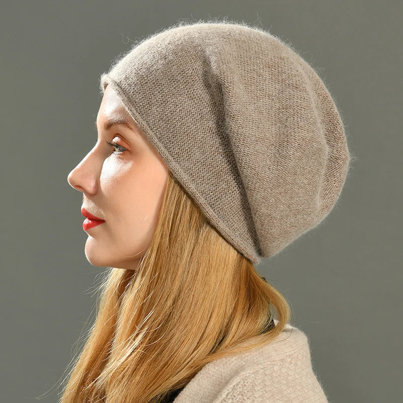 Happyhead Women's Cashmere Slouch Beanie - OutfitLondon