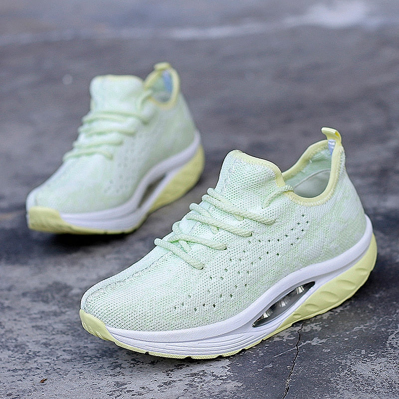 Stylish Ladies' Athletic Shoes with Bright Colors