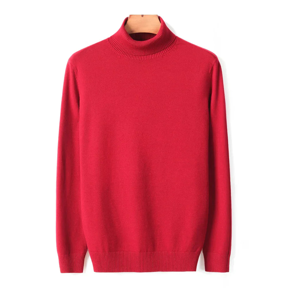 Textured Crew Neck Sweater Men