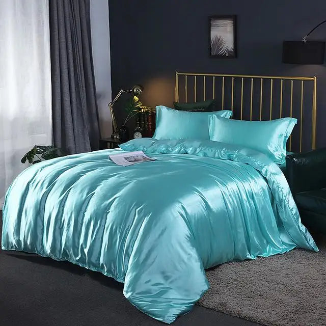 Comfortable 4pc Bedding Set Sheets Duvet Cover Pillowcases