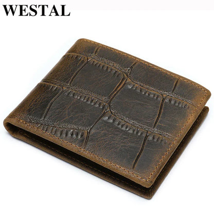 Slim Faux Leather Folding Wallet - OutfitLondon