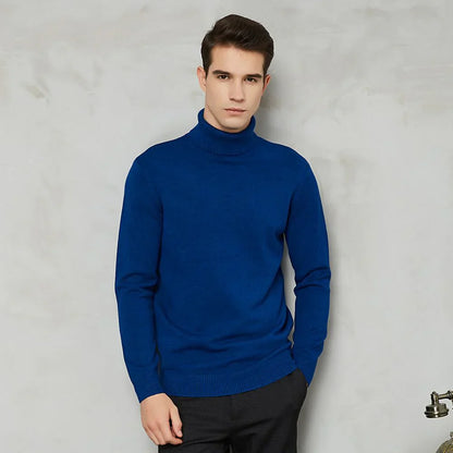 Textured Crew Neck Sweater Men