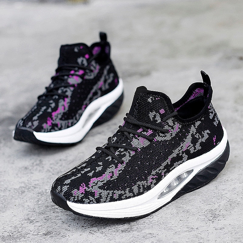 Stylish Ladies' Athletic Shoes with Bright Colors