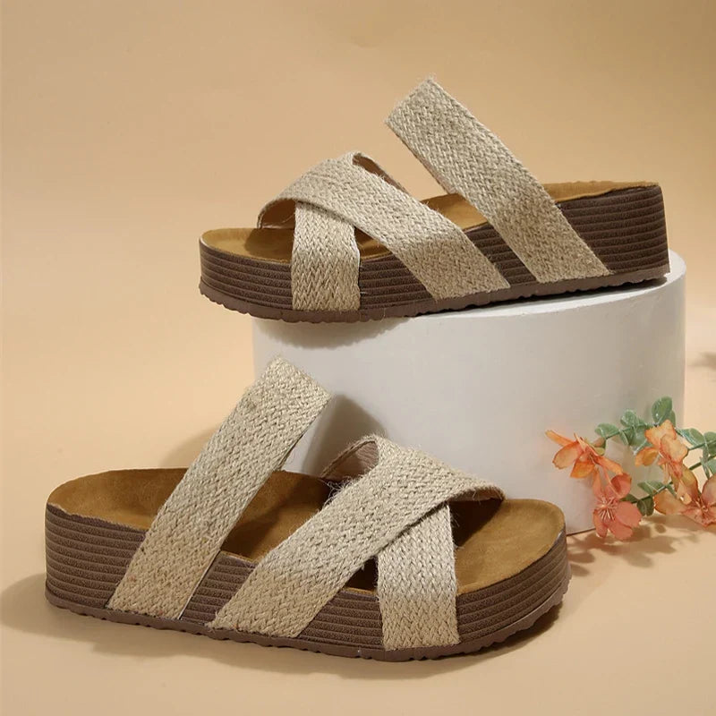 Soft Womens Slip On Summer Sandals