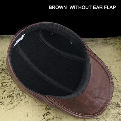 Genuine Leather Dad Baseball Hat