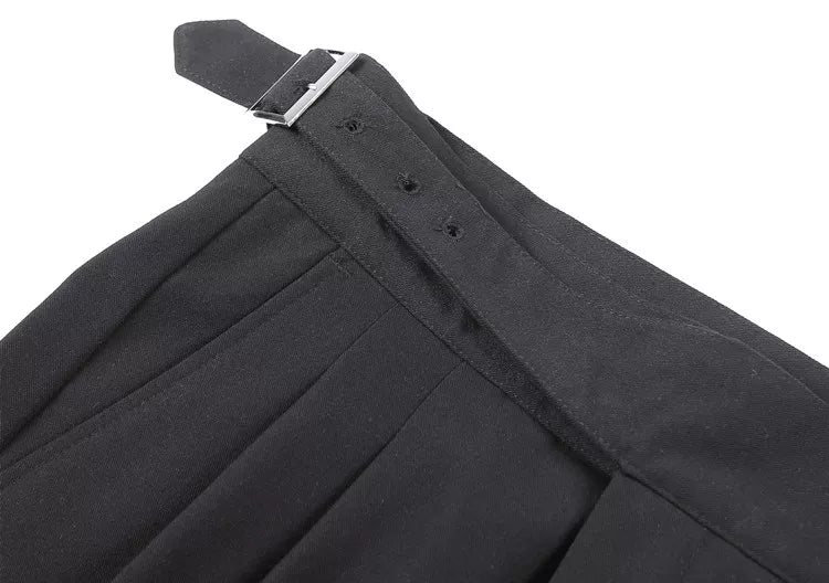 Classic Fit Formal Mens Pleated Dress Trousers