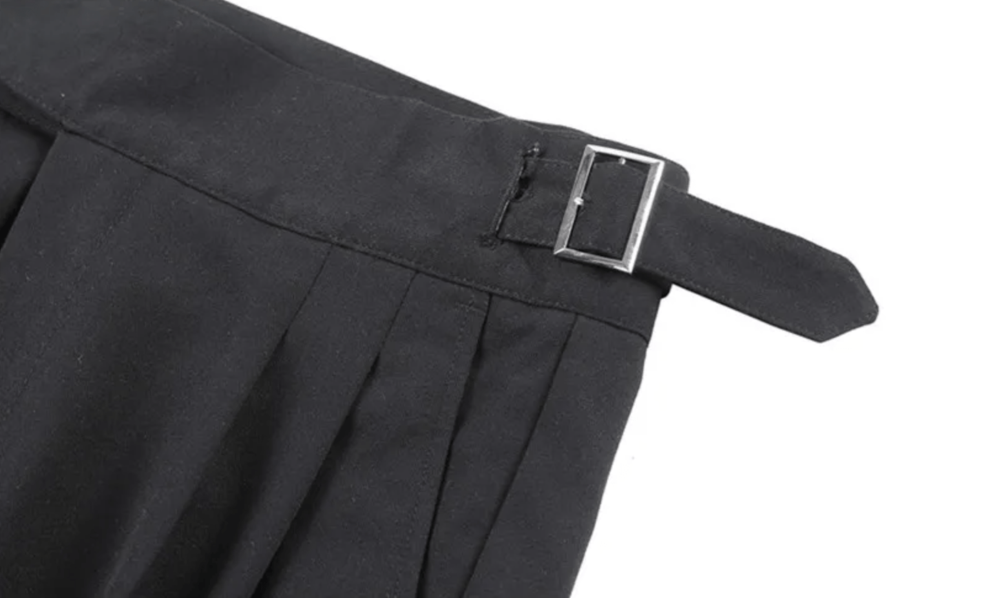Classic Fit Formal Mens Pleated Dress Trousers