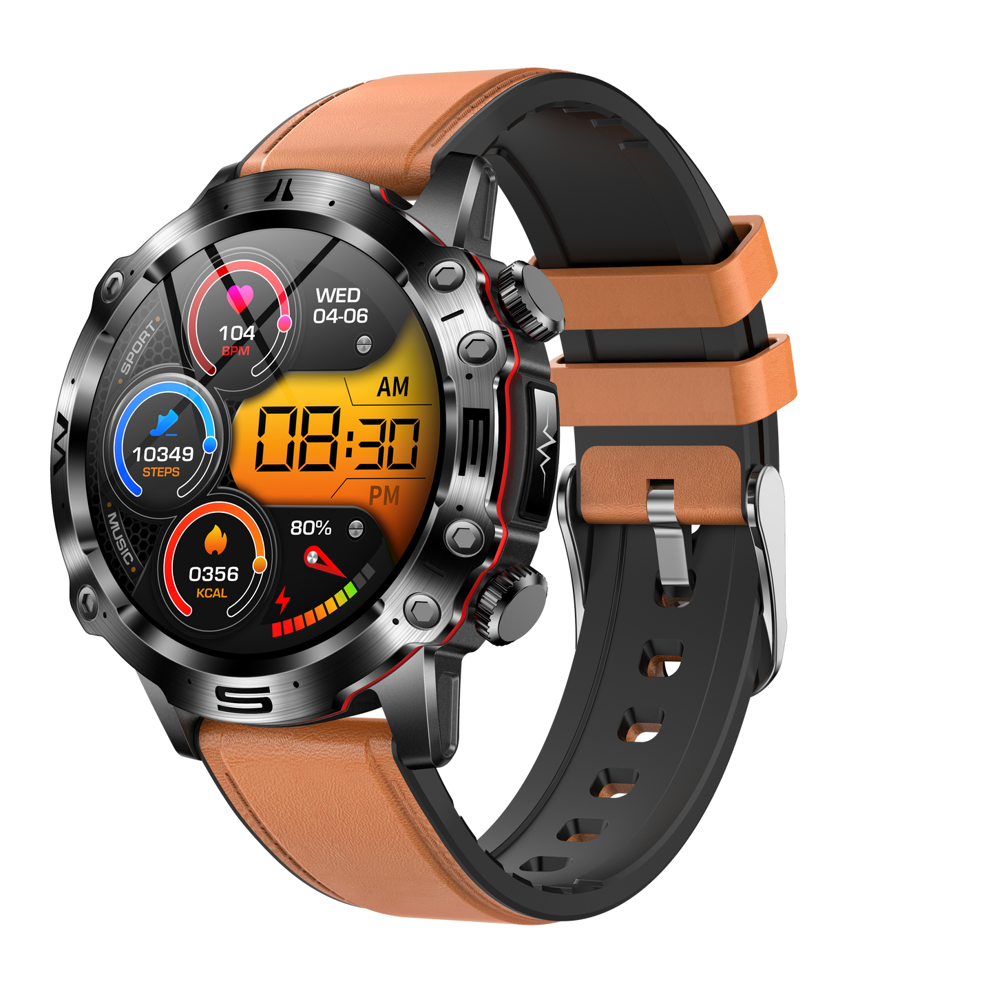Advanced Fitness Smartwatch with Heart Rate Monitor
