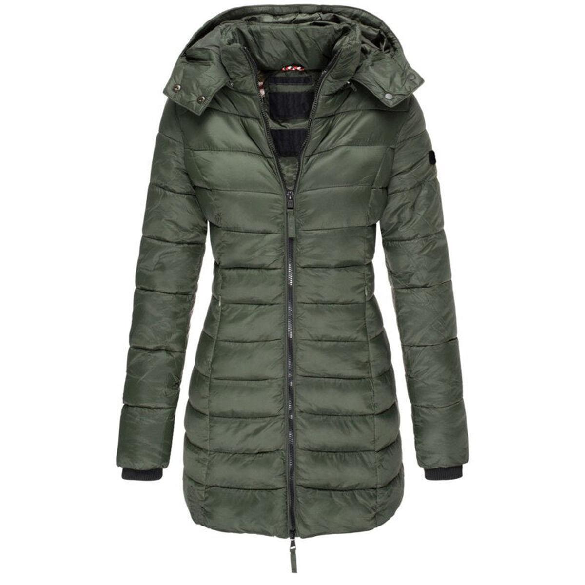 Insulated Water Resistant Jacket With Zip Front