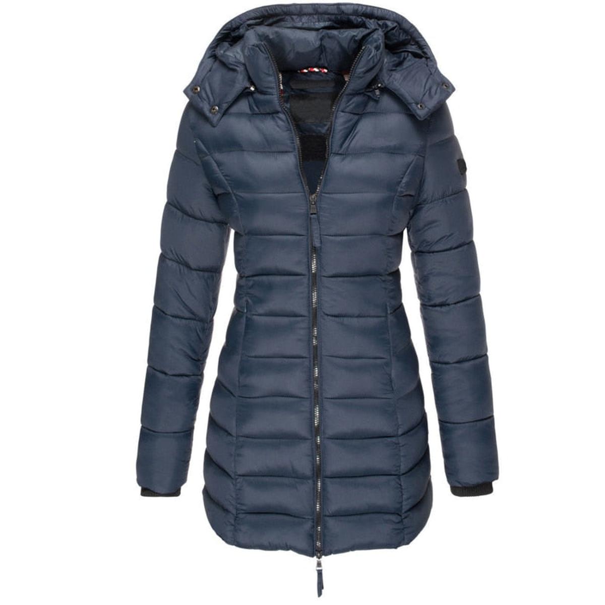 Insulated Water Resistant Jacket With Zip Front - OutfitLondon