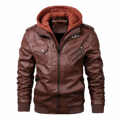 Premium Mens Leather Coat