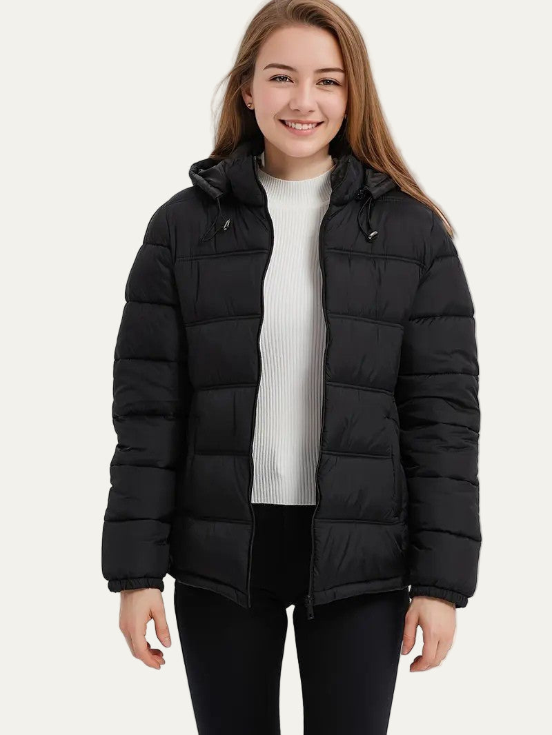 Warm Women's Short Down Puffer Coat