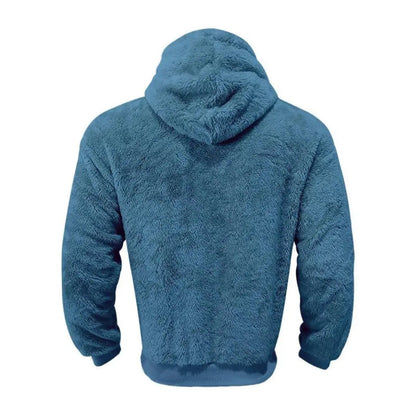 Cozy Fleece Hooded Sweatshirt With Pockets