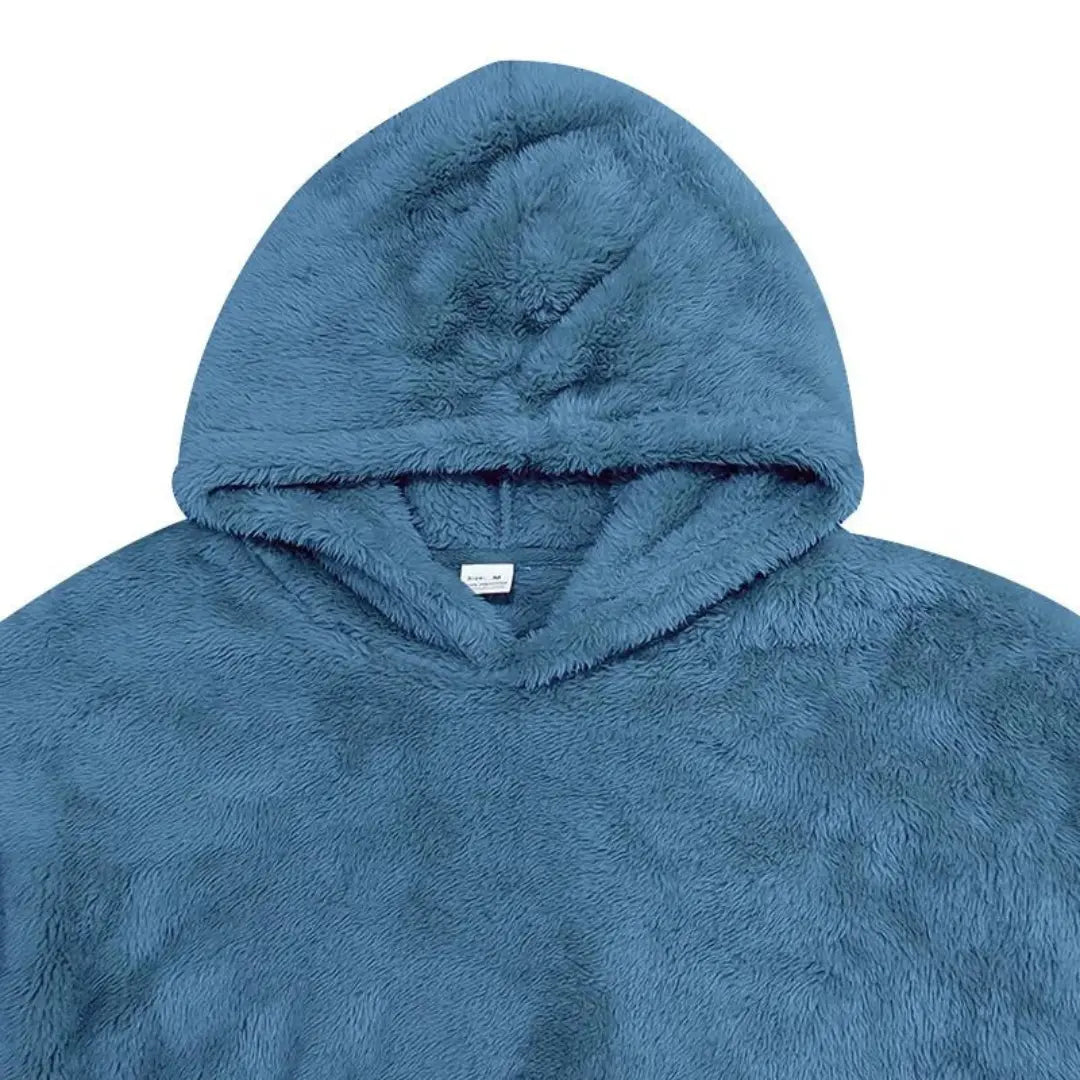 Cozy Fleece Hooded Sweatshirt With Pockets