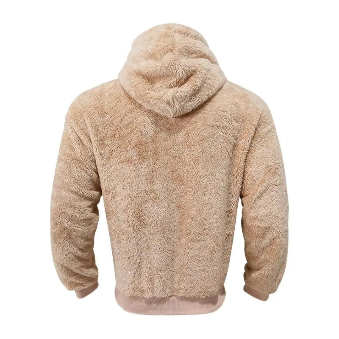 Cozy Fleece Hooded Sweatshirt With Pockets
