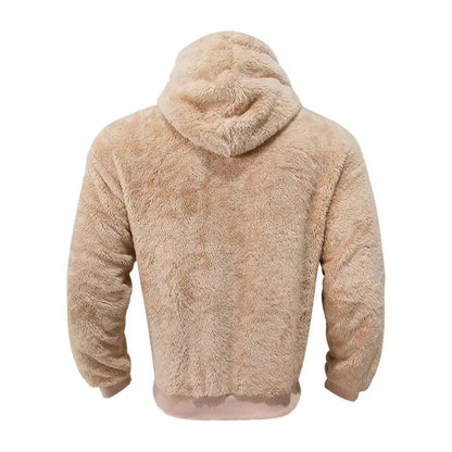 Cozy Fleece Hooded Sweatshirt With Pockets