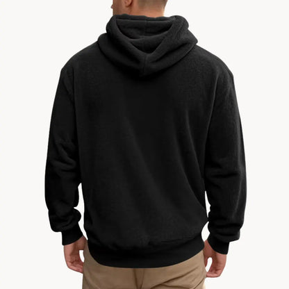 Cozy Fleece Hooded Sweatshirt With Pockets