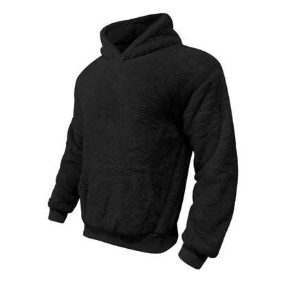 Cozy Fleece Hooded Sweatshirt With Pockets