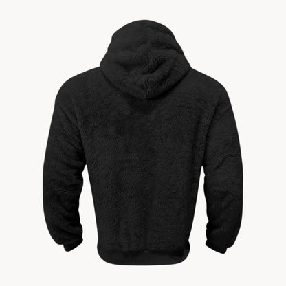 Cozy Fleece Hooded Sweatshirt With Pockets