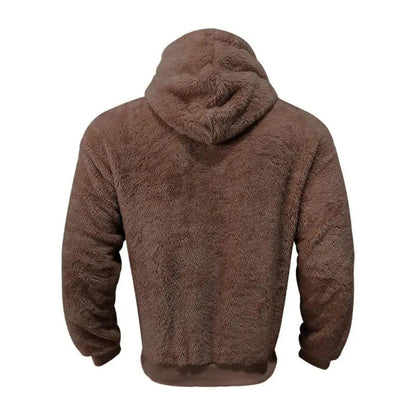 Cozy Fleece Hooded Sweatshirt With Pockets