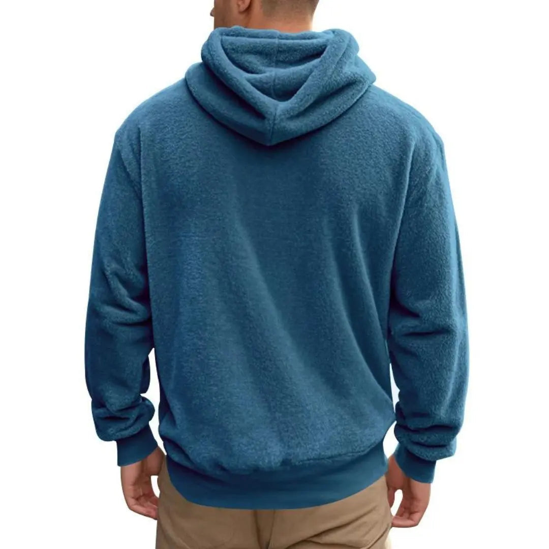 Cozy Fleece Hooded Sweatshirt With Pockets