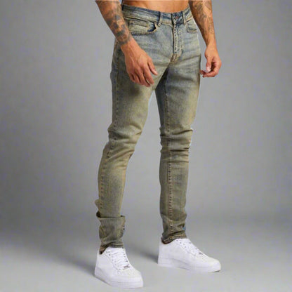 Men's Relaxed Fit Stretch Jeans with Comfortable Style