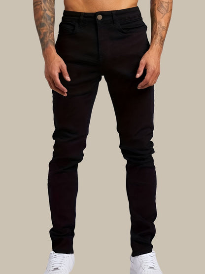 Men's Relaxed Fit Stretch Jeans with Comfortable Style