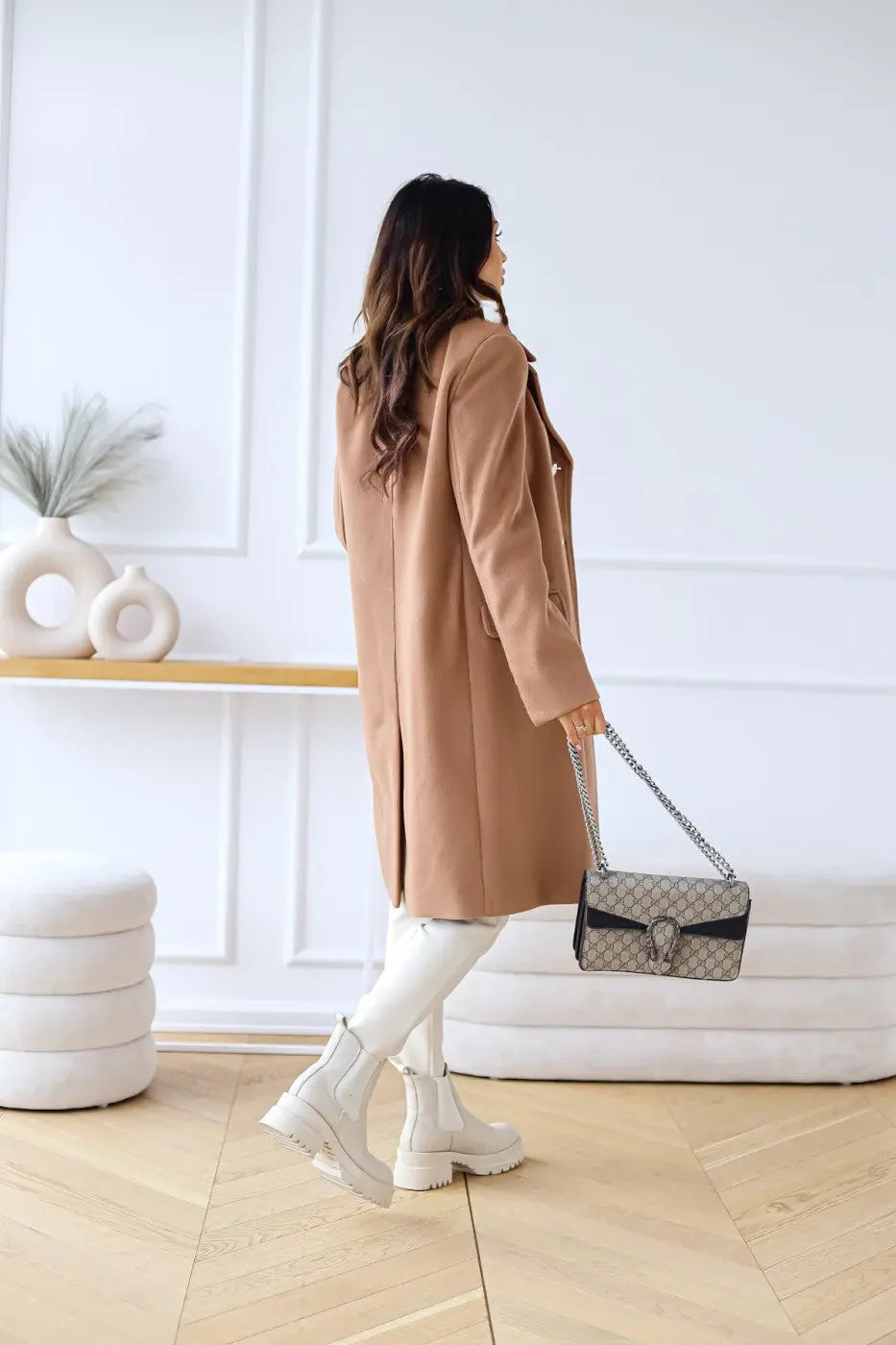 Women's Wool Double Breasted Coat