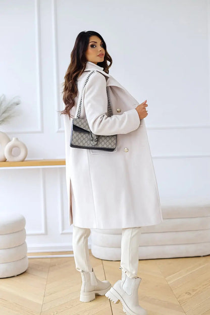 Women's Wool Double Breasted Coat