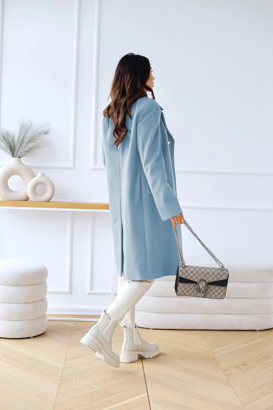 Women's Wool Double Breasted Coat