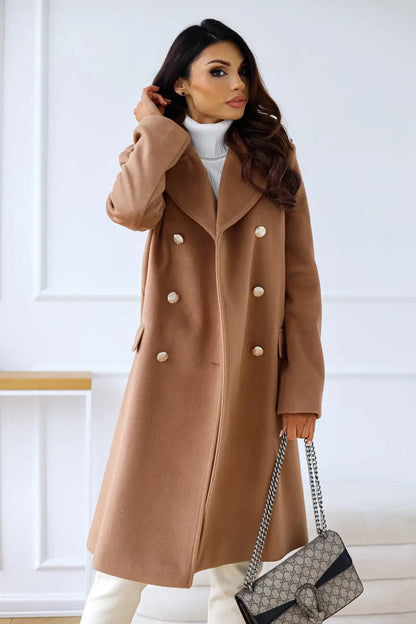 Women's Wool Double Breasted Coat