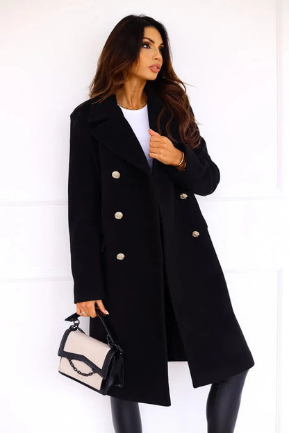 Women's Wool Double Breasted Coat