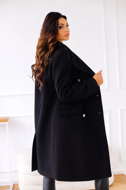 Women's Wool Double Breasted Coat