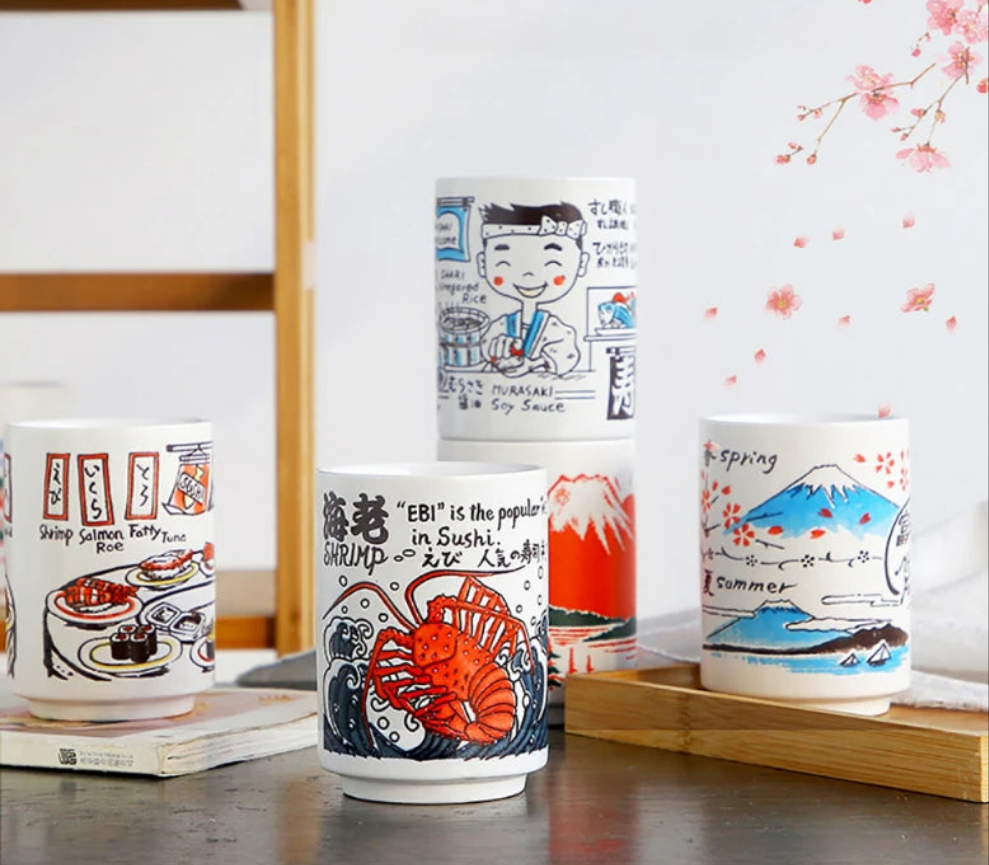 Authentic Asian Porcelain Tea Cups - OutfitLondon