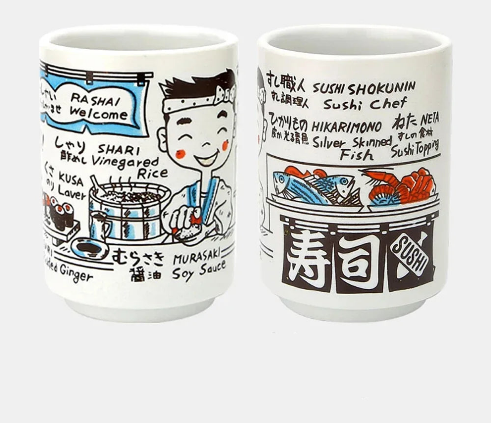 Authentic Asian Porcelain Tea Cups