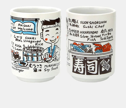 Authentic Asian Porcelain Tea Cups