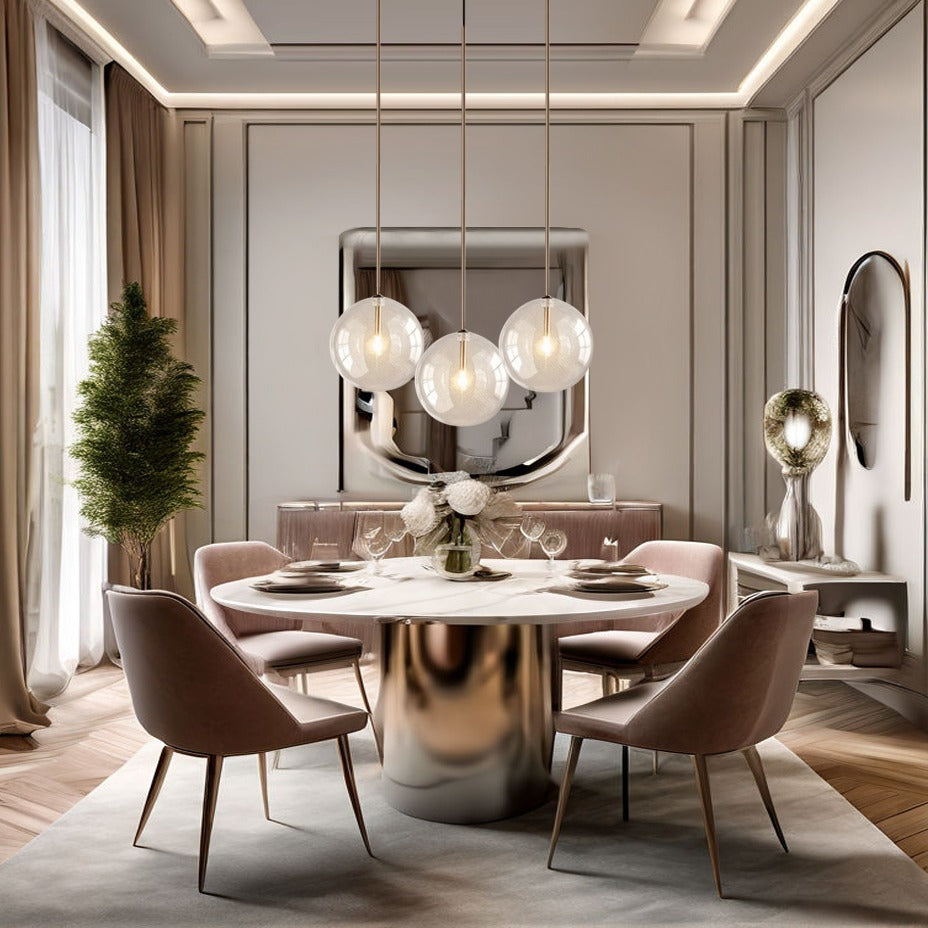 Clear Glass Orb Decoration